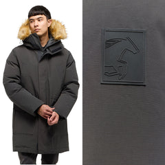 Męska Puchowa Kurtka Zimowa Mustang Monterey Pirate Black 1015773 4088