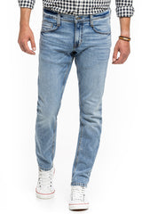 MUSTANG OREGON TAPERED MĘSKIE SPODNIE JEANSOWE JEANSY DENIM BLUE 1014040 5000 202