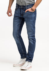 Męskie Spodnie Jeansowe Jeansy Dżinsy Mustang Oregon Tapered Denim Blue 1014041 5000 883