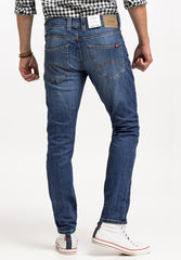 Męskie Spodnie Jeansowe Jeansy Dżinsy Mustang Oregon Tapered Denim Blue 1014041 5000 883