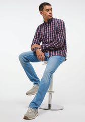 Spodnie Jeansowe Męskie Mustang Oregon Tapered Denim Blue 1013215 5000 413