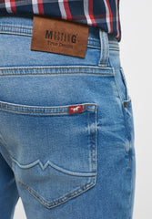 Spodnie Jeansowe Męskie Mustang Oregon Tapered Denim Blue 1013215 5000 413