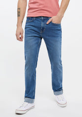 Mustang Orlando Slim Męskie Spodnie Jeansowe Denim Blue 1013320 5000 583