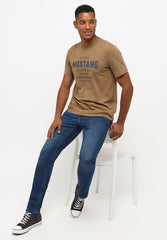 Spodnie Jeansowe Męskie Mustang Oregon Slim K Denim Blue 1014598 5000 803