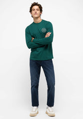 Spodnie Jeansowe Męskie Mustang Oregon Slim Denim Blue 1014593 5000 882