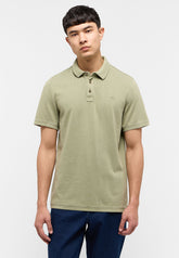 Mustang Pablo PC Polo Męski T-Shirt Koszulka Polo Polówka Elegancka Logo Oil Green 1015682 6273