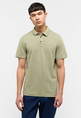 Mustang Pablo PC Polo Męski T-Shirt Koszulka Polo Polówka Elegancka Logo Oil Green 1015682 6273