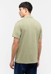 Mustang Pablo PC Polo Męski T-Shirt Koszulka Polo Polówka Elegancka Logo Oil Green 1015682 6273