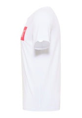 Mustang Style Alex C Logo Tee Męski T-Shirt Koszulka Nadruk General White 1013223 2045