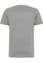 Męski T-Shirt Koszulka Nadruk Mustang Style Alex C Logo Tee Mid Grey Melange 1013223 4140