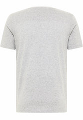 T-Shirt Męski Mustang Style Alex C Logo Koszulka Mid Grey Melange 1013221 4140