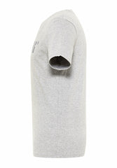 T-Shirt Męski Mustang Style Alex C Logo Koszulka Mid Grey Melange 1013221 4140