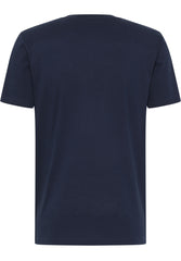 Męski T-Shirt Koszulka Nadruk Mustang Style Alex C Logo Tee Blue Nights 1013221 4085