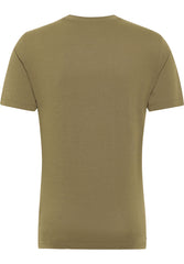 Mustang Style Alex C Logo Tee Męski T-Shirt Koszulka Nadruk Burnt Olive 1013221 6358