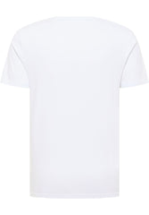 T-Shirt Męski Mustang Style Alex C Logo Koszulka Nadruk General White 1013221 2045