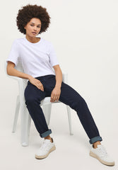 Mustang Style Crosby Relaxed Slim Damskie Spodnie Jeansowe Denim Blue 1013586 5000 940