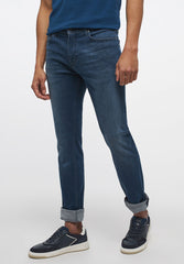 Mustang Style Frisco Skinny Męskie Spodnie Jeansowe Denim Blue 1013697 5000 883