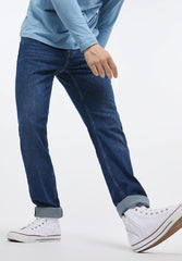 Mustang Style Orlando Slim Męskie Spodnie Jeansowe Denim Blue 1013418 5000 783