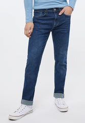 Mustang Style Orlando Slim Męskie Spodnie Jeansowe Denim Blue 1013418 5000 783