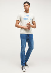 Mustang Style Vegas Męskie Spodnie Jeansowe Denim Blue 1013659 5000 783