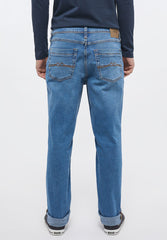 Mustang Style Washington Męskie Spodnie Jeansowe Denim Blue 1013657 5000 583