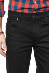 Męskie Spodnie Jeansowe Mustang Tramper Midnight Black 0111 3175 490