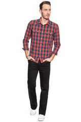 Męskie Spodnie Jeansowe Mustang Tramper Midnight Black 0111 3175 490