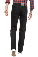 Męskie Spodnie Jeansowe Mustang Tramper Midnight Black 0111 3175 490