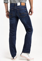 MUSTANG TRAMPER TAPERED MĘSKIE SPODNIE JEANSOWE JEANSY DŻINSY DENIM BLUE 1015352 5000 982