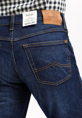 MUSTANG TRAMPER TAPERED MĘSKIE SPODNIE JEANSOWE JEANSY DŻINSY DENIM BLUE 1015352 5000 982