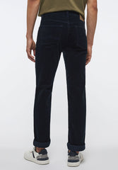 Spodnie Sztruksowe Męskie Mustang Tramper Navy Blazer 1013051 5324