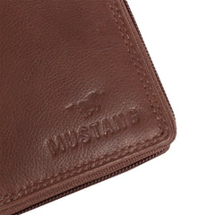 Skórzany Portfel Uniwersalny Mustang Udine Wallet Brown 06.102101
