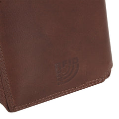 Skórzany Portfel Uniwersalny Mustang Udine Wallet Brown 06.102101