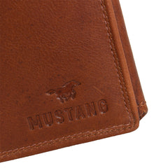 Skórzany Portfel Uniwersalny Mustang Udine Wallet Cognac 06.102031