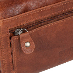 Skórzany Portfel Uniwersalny Mustang Udine Wallet Cognac 06.102331