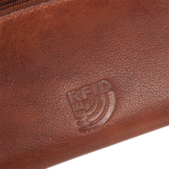 Skórzany Portfel Uniwersalny Mustang Udine Wallet Cognac 06.102331