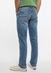 Mustang Washington Męskie Spodnie Jeansowe Denim Blue 1012444 5000 202