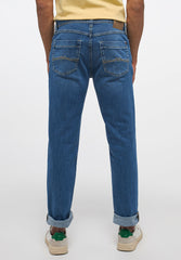 Mustang Washington Męskie Spodnie Jeansowe Denim Blue 1013671 5000 583