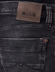 Mustang Washington Męskie Spodnie Jeansowe Denim Grey 1012216 4500 742