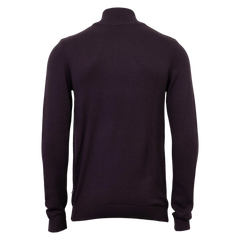 Marcus męski T-SHIRT STRIK Langdon Half Zip DARK PLUM 21-200161 8013