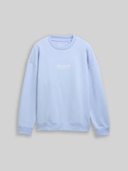 Męska Bluza Tom Tailor Relaxed Printed Crewneck Brunnera Blue 1045579 11486