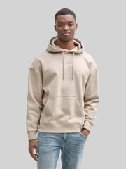 Męska Bluza Tom Tailor Relaxed Printed Hoodie Light Dove Grey 1045580 11754