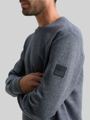 Męska Bluza Tom Tailor Structured Crewneck Navy Grindle Structure 1047803 19932