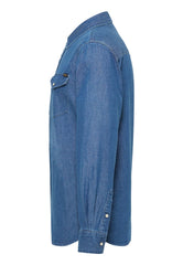 Męska Koszula Jeansowa Mustang Style Duver Denim Blue 1015915 5000 700