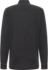 Męska Koszula Mustang Clemens Knit Terry Shirt Denim Black 1014626 4000 800