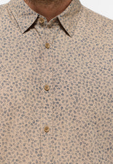 Męska Koszula Mustang Elmore Allover Print On Beige 1015906 12672