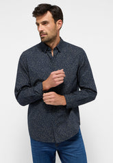 Męska Koszula Mustang Elmore Allover Print On Dark Blue 1015906 12673