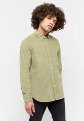 Męska Koszula Mustang Iowa Oil Green 1015628 6273