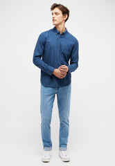 Męska Koszula Mustang Rawlins Dress Blues 1014766 5334