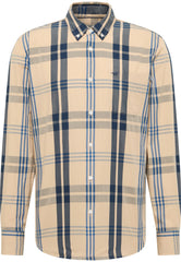 Męska Koszula Mustang Style Chester Big Check Navy 1017529 12858